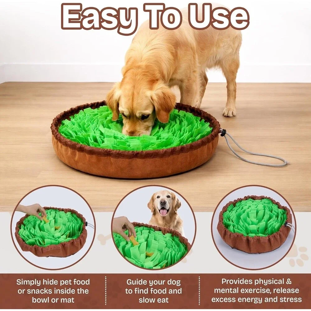 Snuffel Mat for Dogs Sniff,Interactive Dog Activity Mat Mental Stimulation